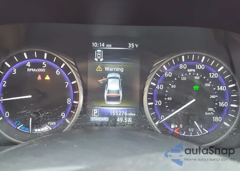 2014 Infiniti Q50 Hybrid Premium from USA, damaged, VIN JN1AV7AR6EM700247